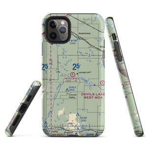 Pete's Tractor Salvage Airport (ND75) VFR Sectional  Tough iPhone Case