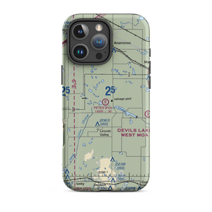 Pete's Tractor Salvage Airport (ND75) VFR Sectional  Tough iPhone Case