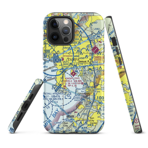 Peter O Knight Airport (TPF) VFR Sectional  Tough iPhone Case