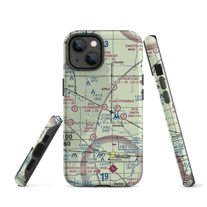 Peterson Airport (ND73) VFR Sectional  Tough iPhone Case