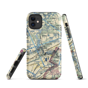 Peterstown Airport (WV10) VFR Sectional  Tough iPhone Case