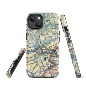 Peterstown Airport (WV10) VFR Sectional  Tough iPhone Case