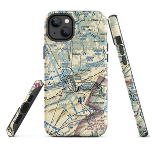 Peterstown Airport (WV10) VFR Sectional  Tough iPhone Case