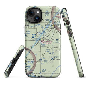 Petes Airpark (8OL1) VFR Sectional  Tough iPhone Case