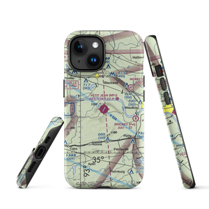 Petit Jean Park Airport (MPJ) VFR Sectional  Tough iPhone Case