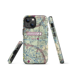 Petty Farms Airport (2GE7) VFR Sectional  Tough iPhone Case