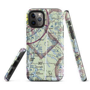 Philbrick Mountain Airport (72ME) VFR Sectional  Tough iPhone Case