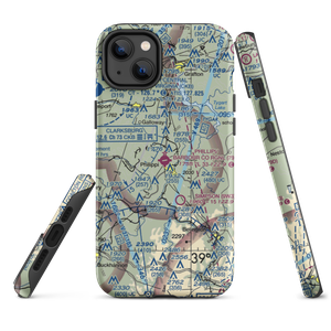 Philippi Barbour County Regional Airport (79D) VFR Sectional  Tough iPhone Case