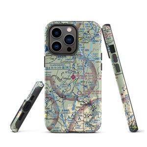 Philippi Barbour County Regional Airport (79D) VFR Sectional  Tough iPhone Case