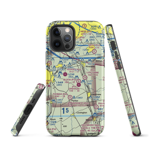 Phillips Farm Airport (TA01) VFR Sectional  Tough iPhone Case