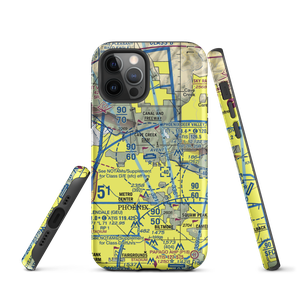 Phoenix Deer Valley Airport (DVT) VFR Sectional  Tough iPhone Case