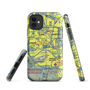 Phoenix Sky Harbor International Airport (PHX) VFR Sectional  Tough iPhone Case