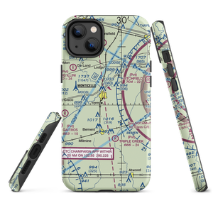 Piatt County Airport (2K0) VFR Sectional  Tough iPhone Case