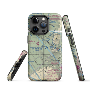 Picacho Stagefield Heliport (PCA) VFR Sectional  Tough iPhone Case