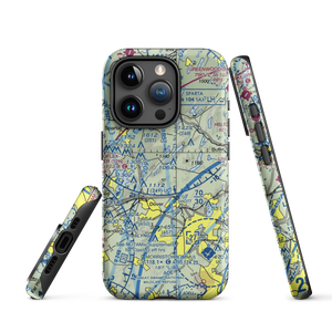 Picatinny Army Heliport (N33) VFR Sectional  Tough iPhone Case