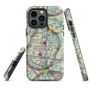 Pickaway County Memorial Airport (CYO) VFR Sectional  Tough iPhone Case