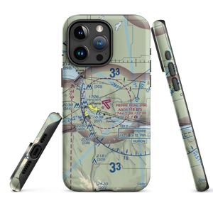 Pierre Regional Airport (PIR) VFR Sectional  Tough iPhone Case