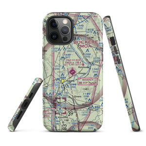 Pike County Airport (EOP) VFR Sectional  Tough iPhone Case