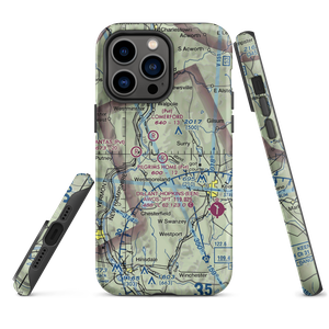 Pilgrim's Home Airfield (2NH5) VFR Sectional  Tough iPhone Case