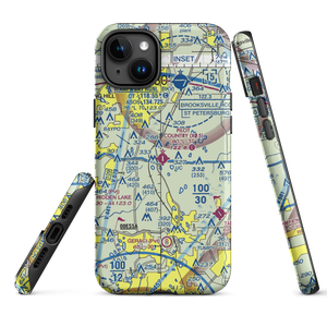 Pilot Country Airport (X05) VFR Sectional  Tough iPhone Case