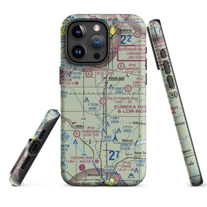 Pilot Pointe Estates Airport (SN52) VFR Sectional  Tough iPhone Case