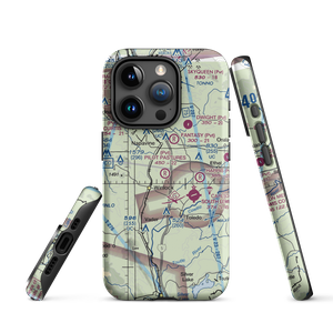 Pilot's Pastures Airport (1WA2) VFR Sectional  Tough iPhone Case