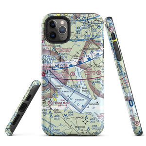 Pilots Cove Airport (MD06) VFR Sectional  Tough iPhone Case