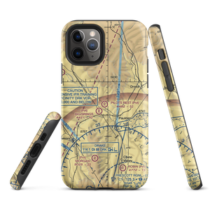 Pilots Rest Airport (AZ57) VFR Sectional  Tough iPhone Case