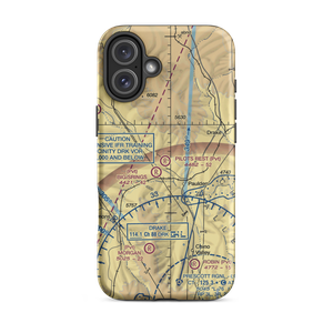 Pilots Rest Airport (AZ57) VFR Sectional  Tough iPhone Case