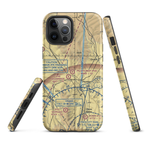 Pilots Rest Airport (AZ57) VFR Sectional  Tough iPhone Case