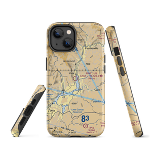 Pine Airport (1U9) VFR Sectional  Tough iPhone Case