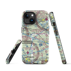 Pine Hill Airport (09LL) VFR Sectional  Tough iPhone Case