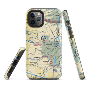 Pine Hollow Airport (32OR) VFR Sectional  Tough iPhone Case