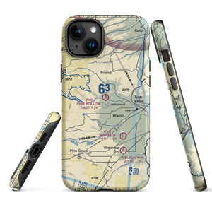 Pine Hollow Airport (32OR) VFR Sectional  Tough iPhone Case