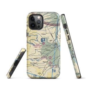 Pine Hollow Airport (32OR) VFR Sectional  Tough iPhone Case