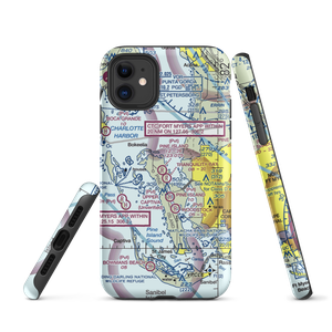 Pine Island Airport (1FA3) VFR Sectional  Tough iPhone Case