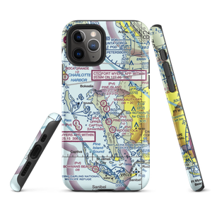 Pine Island Airport (1FA3) VFR Sectional  Tough iPhone Case