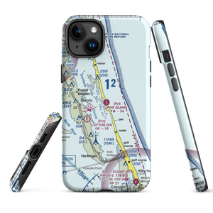 Pine Island Airport (7NC2) VFR Sectional  Tough iPhone Case