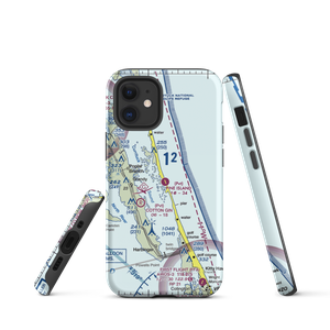 Pine Island Airport (7NC2) VFR Sectional  Tough iPhone Case