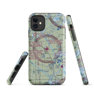 Pine River Regional Airport (PWC) VFR Sectional  Tough iPhone Case