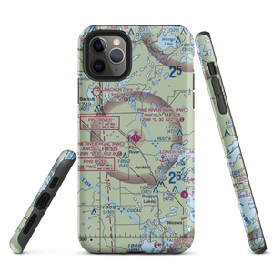 Pine River Regional Airport (PWC) VFR Sectional  Tough iPhone Case