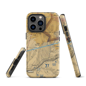 Pine Springs Airport (45AZ) VFR Sectional  Tough iPhone Case