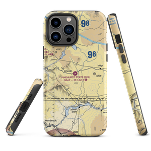 Pinehurst State Airport (24S) VFR Sectional  Tough iPhone Case