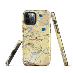 Pinehurst State Airport (24S) VFR Sectional  Tough iPhone Case