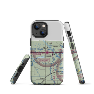Piney Pinecreek Border Airport (48Y) VFR Sectional  Tough iPhone Case