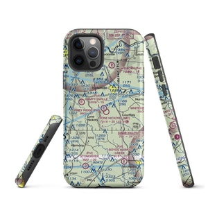 Piney Ridge Airport (NC42) VFR Sectional  Tough iPhone Case