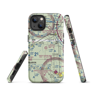 Pingston Aeroworks Airport (54MI) VFR Sectional  Tough iPhone Case