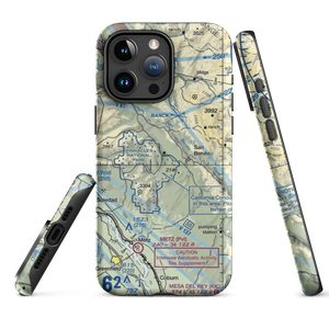 Pinnacles Ranch Airport (O23) VFR Sectional  Tough iPhone Case