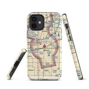 Pioneer Village Field (0V3) VFR Sectional  Tough iPhone Case