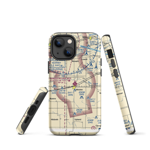 Pioneer Village Field (0V3) VFR Sectional  Tough iPhone Case